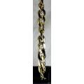 Costume Jewellery - Bracelet - Gold Twisted Chain - Beautiful!! Bid now!!