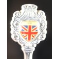 Souvenir Teaspoon - UK Queen Elizabeth - Low Price!! - Bid Now!!!
