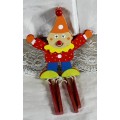 Wooden Clown Chime - Low Price!! - Bid Now!!!