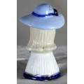 Blue & White Little Porcelain Girl - Low Price!! - Bid Now!!!