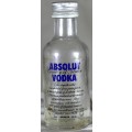 Mini Liquor Bottle - Absolut Vodka (50ml) - BID NOW!!!