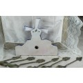 Blue & White Porcelain Windmill Spoon Rack with Spoons - Low Price!! - Bid Now!!!