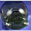 Large Glass Owl Paperweight - Act Fast - Bid Now!!!
