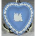 Blue Wedgwood - Jasper Ware - Heart Shaped Display Plate - Low Price - BID NOW!!