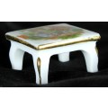 Limoges Miniature Coffee Table - Bid Now!