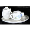 Miniature Porcelain Tea for One Set - Bid Now!