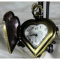 Heart Shaped Locket Watch - Bid Now!