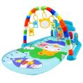 Baby`s Piano Gym and Play Multi-Function ABS High Grade Plastic Piano-Blue