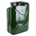 Green Petrol/Diesel Metal Jerry Can - 20 Litre