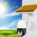 Sim Card 4G Solar Power Outdoor Intelligent Camera with 64GB SD Card