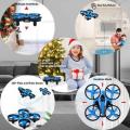 Mini Drone Watch Control Suitable For Beginners Land Air Toys - Blue
