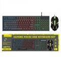 Mechanical RGB Backlit Ergonomic Gaming Mouse and Keyboard Set
