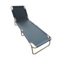 Foldable Lounge Sunbed Chair  - Grey