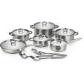15 Piece Heavy Bottom Stainless Steel Cookware Set