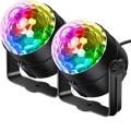 LED Party disco lights - 2 Pack
