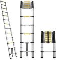 Outdoor Aluminum Compact Ladder, Heavy Duty Folding Telescopic Ladders