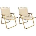 Lawn Chair Ultralight Folding Camping Chair, Director`s Chair pack of 2