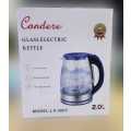 Cordless Electric Glass Kettle 2 Liter  - White
