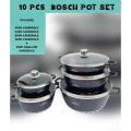10 Piece Bosch Aluminum Non-Stick Pots