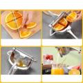 Single press aluminum lemon extruder, hand press fruit juicer