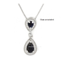 Gorgeous 0.65cts Genuine Sapphire Pendant in 925 Silver