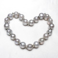 Lovely 6mm x 7mm Grey Color Cultured Genuine Freshwater Pearl Bracelet
