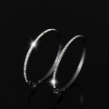 KAVANAGHS 11000 positive ratings - Lovely Hoop Stainless Steel Earrings 53mm