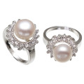 KAVANAGHS 11000 positive ratings - Magnificent 10mm Genuine Cultured Pearl Ring