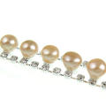 KAVANAGHS - 11000 positive ratings - Lovely 8mm Genuine Pearl Bracelet with extender chain