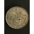 German Third Reich 1939 2 Reichsmark Coin