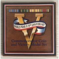 World War 2 Medal & Coin Victory Set (Uncirculated)