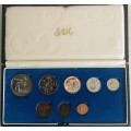 1975 RSA Short Proof Set with silver R1 in original mint box