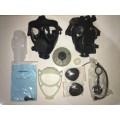HUBER-SUHNER Swiss Military Gas Mask Lot