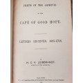 Precis Of The Archives Of The Cape Of Good Hope - Letters Received, 1695-1708
