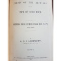 Precis Of The Archives Of The Cape Of Good Hope - Letters Despatched From The Cape 1652-1662 Vol 1