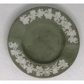 VINTAGE WEDGWOOD JASPERWARE ASHTRAY GREEN