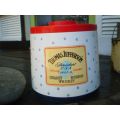 Vintage Thomas Jefferson Bourbon Whisky Lidded Ice Bucket Very Retro