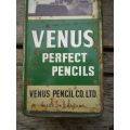 Rare Antique Venus Perfect Pencils Tin Made In England