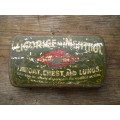 Vintage Liquorice and Menthol Soughets Manufactured Thomas Kerfoot England vintage tin