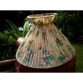Art Deco very large lampshade for floor lamp floral fabric excellent cond diameter 60cm 37 height