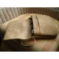 Vintage Genuine Buffalo Leather Shoulder Handbag cappuccino color