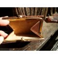 Beautiful Vintage Genuine Ostrich Leather Purse With Lots Of Compartment