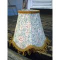 Vintage Small Fabric Lamp Shade floral pattern very good condition 15cm x 13cm