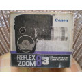 Vintage Canon Reflex Zoom 8-3 8mm Camera with Case & Original Box and Manual excellent condition