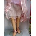 Collectable Vintage Ballerina Doll Fully Bendable Legs and Arms With Stand