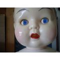 Collectable Large 1950s Vintage Celluloid Kader Speaking Doll Hands Missing 65 cm