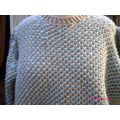 Vintage Hand Knitted Sweater Tank Top Style Size S