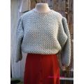 Vintage Hand Knitted Sweater Tank Top Style Size S