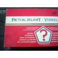 Vintage 1985 Factual Delight Vonkelfeite Board Game South African Quiz Game In English and Afrikaans