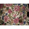 Gorgeous Flower Vintage Two Piece Set Dress and Jacket  Size 14 Very good condition